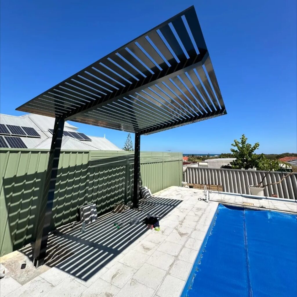 Hollywood black DIY Pergola Kit in Australia